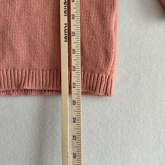 BODEN Women’s Sweater M Arianna Striped Crew Neck Bell Sleeve Pink - Picture 7 of 9